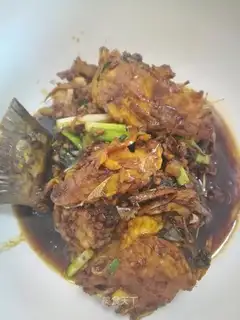 Red-burned fish