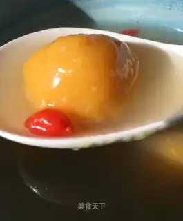 Potato fruit soup
