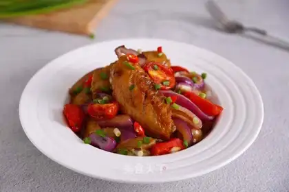 Onion roasting wings