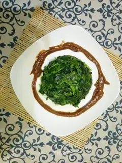 Soy sauce spinach