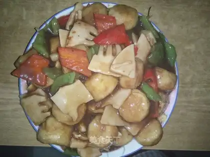 Red burning Japanese tofu