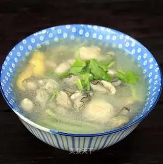 cucumberball oyster soup