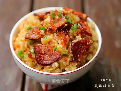 Sausage potato rice