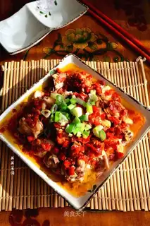 Steamed pepper chicken