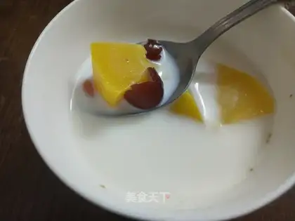 Pumpkin milk and sugar