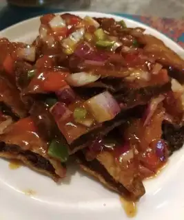 Red-burned cowboy bones