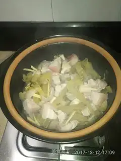 The belly makes pickles