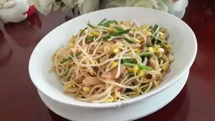 The bean sprouts