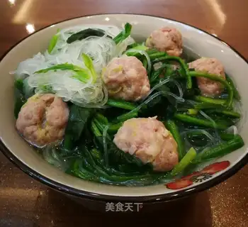 Spinach fan balls
