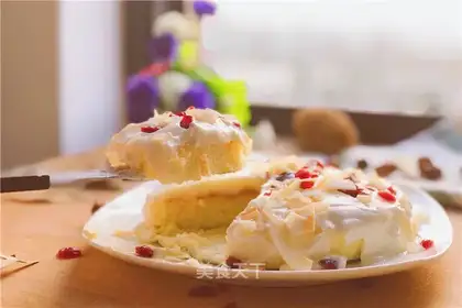 Sour cream sponge cake