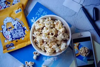 Homemade popcorn