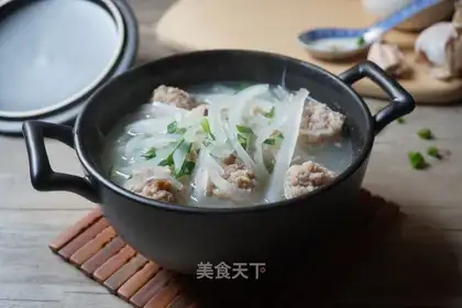 radish meatball soup