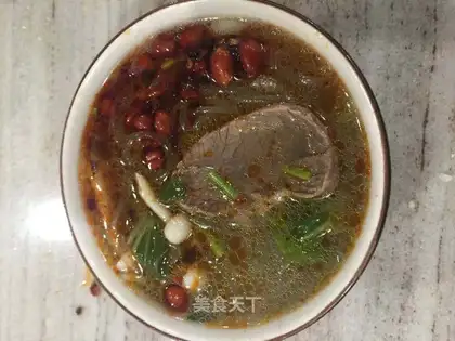 Beef fan soup