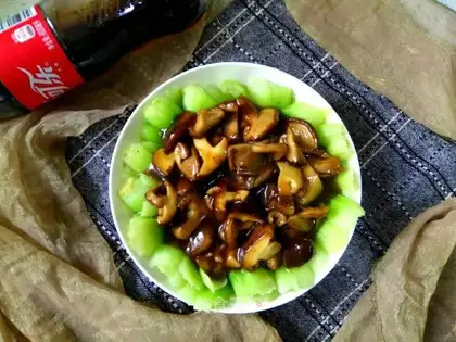 Flaming mushrooms