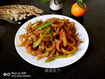 Fried meat