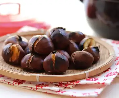 Baked chestnuts