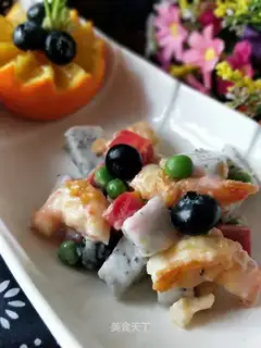 South America versus shrimp salad