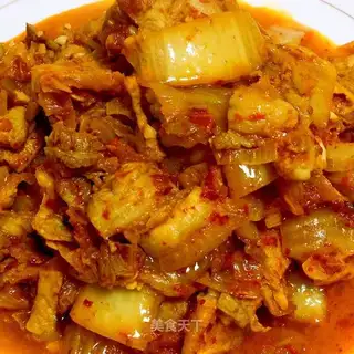 Five flowers and spicy cabbage