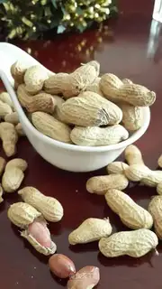 Baked peanuts