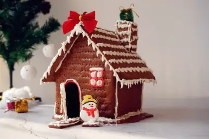 Christmas gingerbread house