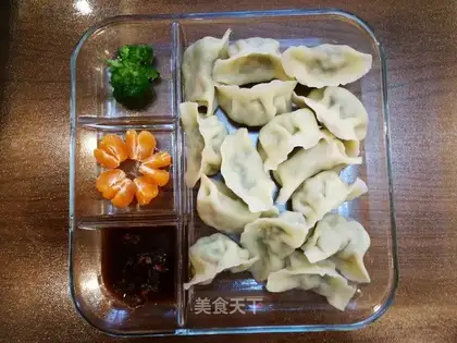Three fresh dumplings