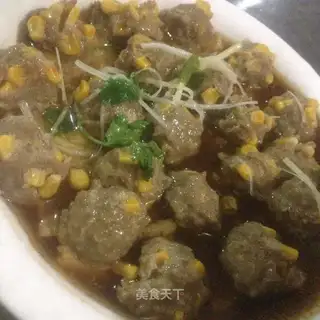 Gold and Jade meatballs
