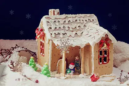 Christmas gingerbread house