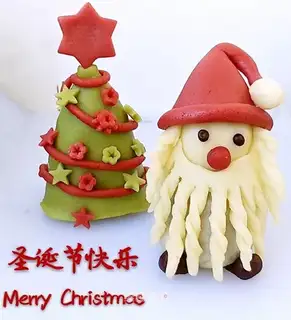Christmas rice cake