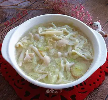 Mushroom noodle soup