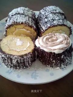 Christmas woodcake