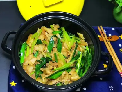 The casserole is made of meat
