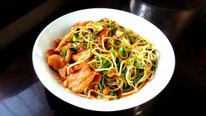 Black bean sprouts