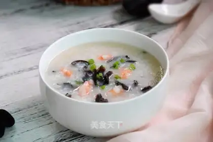 Woody shrimp congee