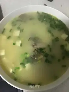 Tofu soup