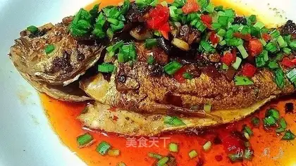 Dry-burned yellow fish