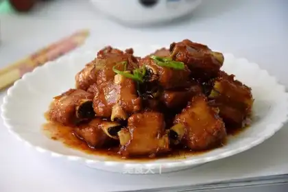 Skin sugar curd ribs