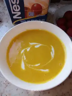 Pumpkin corn soup