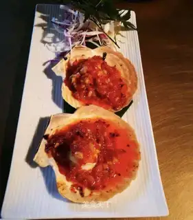 Paprika scallop