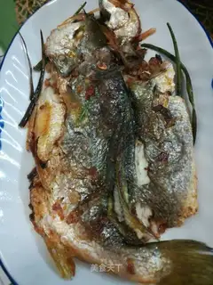 Fried seafish