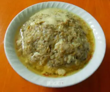 Plum vegetable meat pie