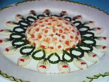 Orchid crab yellow rare stewed bamboo shoots
