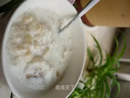 Milk and fragrant burnt wheat porridge