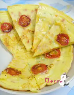 salty egg cake