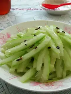 Cold watermelon peel