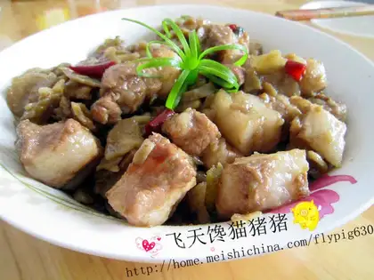 Dried potato chip stew