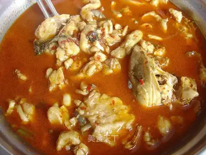 boiled fish