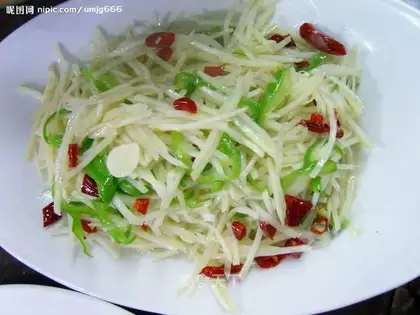 hot and sour potato silk