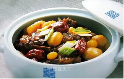 Korean stewed pork ribs