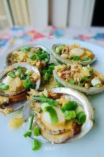 steamed fresh abalones