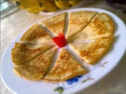 Banana omelet